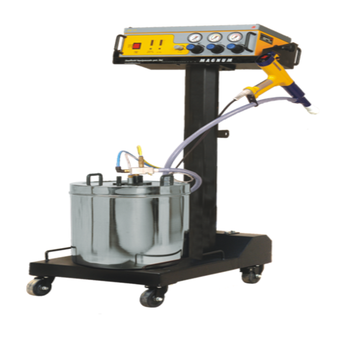 Fully Automatic Powder Coating Machine | Conveyor Type | 200-500 Kg/Hr Capacity | Industrial Metal Surface Coating